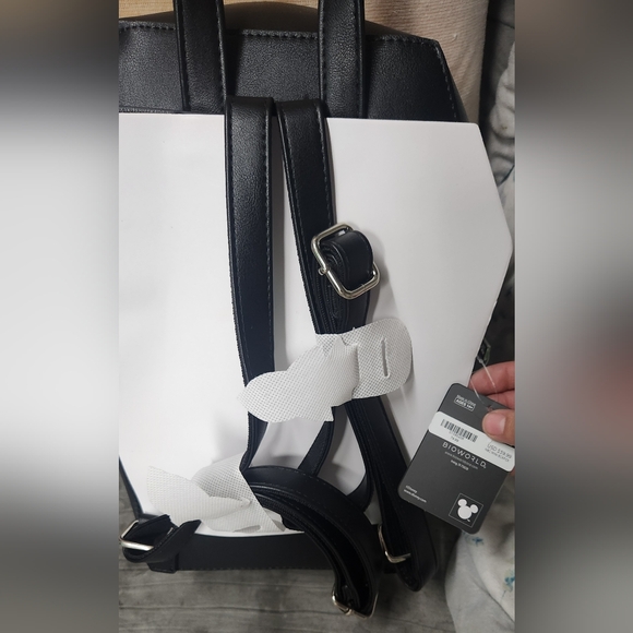 The Nightmare Before Christmas Floral Coffin Jack Disney Backpack Bag NWT A0001 - Picture 3 of 3